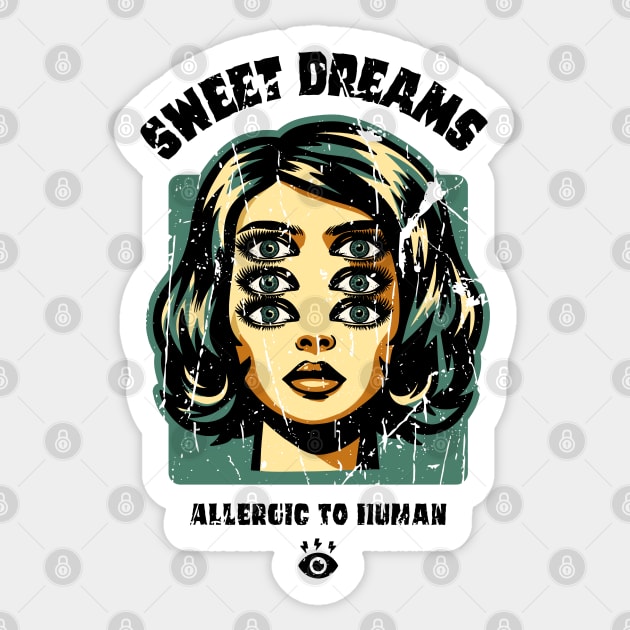 Sweet Dreams Sticker by artslaves